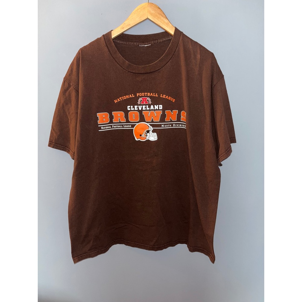 Cleveland Browns NFL T Shirt Brown North Division‎ Football Graphic Tee